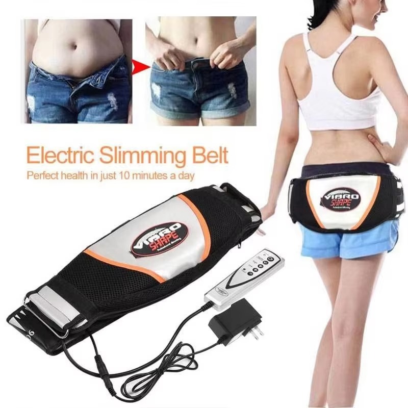 Fat Burning Weight Loss Heatinf Belly Belt Waist 360 Vibro Shape Body Slimming Anti Cellulite Massager