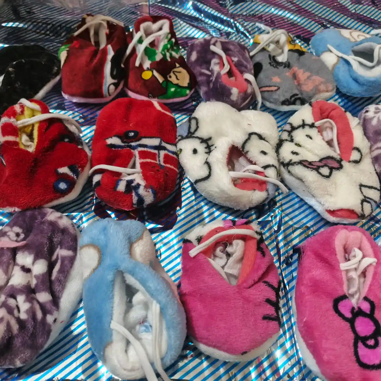 বেবি প্রিমিয়াম সফট কটন জুতো (০–১৮ মাস) ১২ জোড়া - ২৪ পিস কম্বো সেট